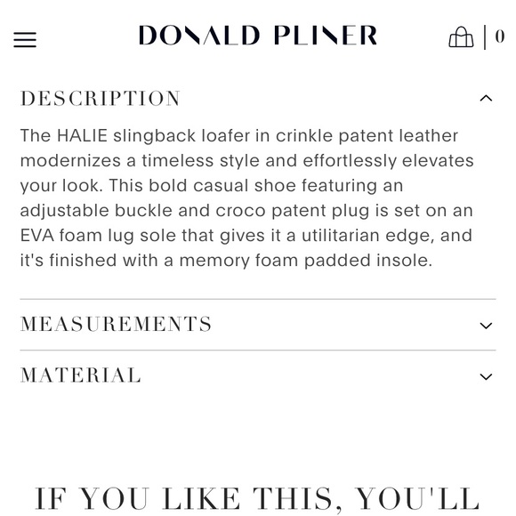 Donald Pliner Halie Slingbacks 5.5 - Picture 5 of 14